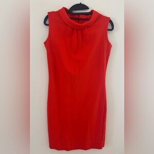 Vintage Beeline Red Dress Size 9/10